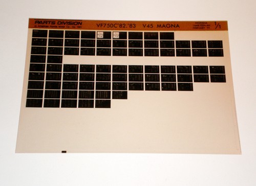Microfiche spare parts catalog - parts,