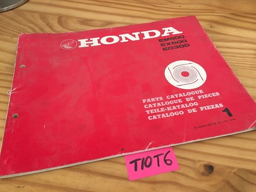 Honda generator parts - honda,