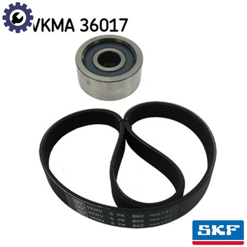 Vribbed belt set vkma 36017 - vkma,