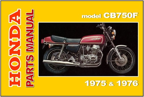 Honda parts manual cb750 - cb750, f