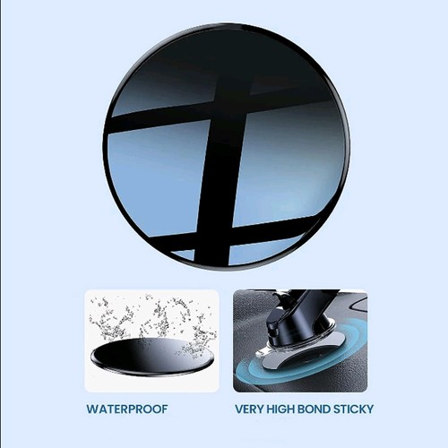 Black sticky adhesive mat 80mm - adhesive,