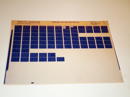 Microfiche spare parts catalog - spare,